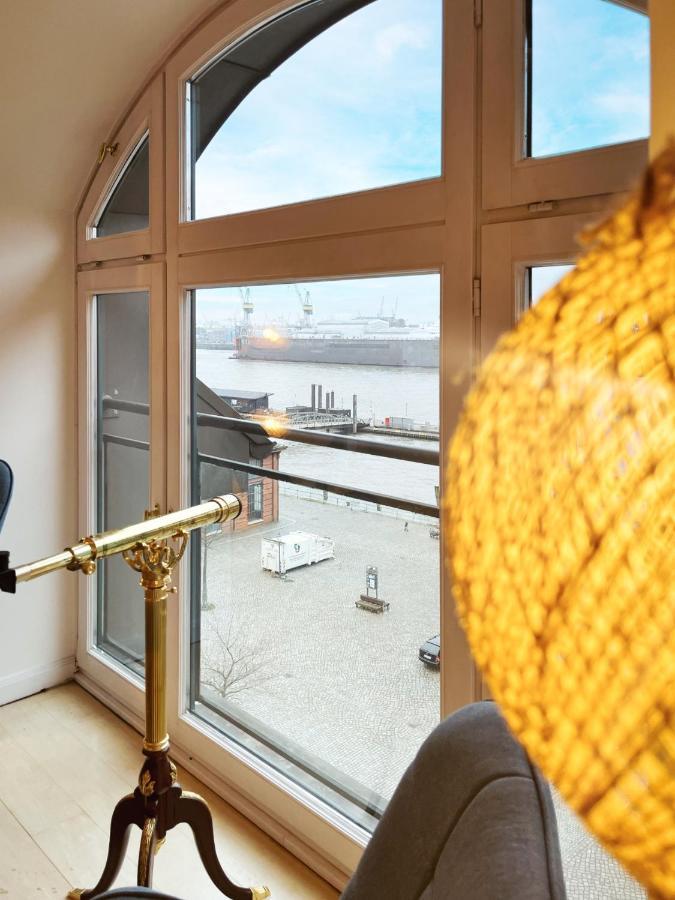 شقة Loft-Panoramablick-Hafen & Elbe! هامبورغ المظهر الخارجي الصورة