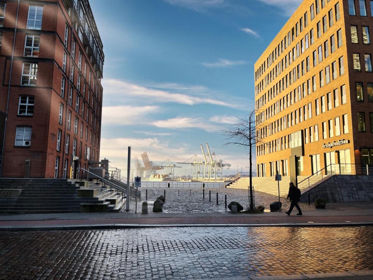 شقة Loft-Panoramablick-Hafen & Elbe! هامبورغ المظهر الخارجي الصورة